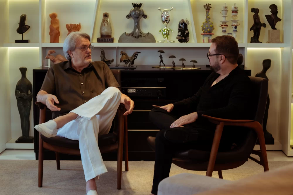 Eduardo Vasconcelos e Pedro Bentes (Foto: Leonardo Lima)