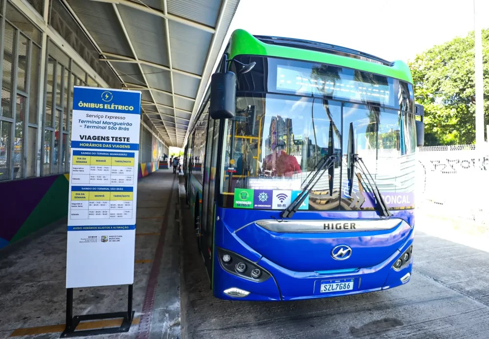 ônibus eletrico em Belém