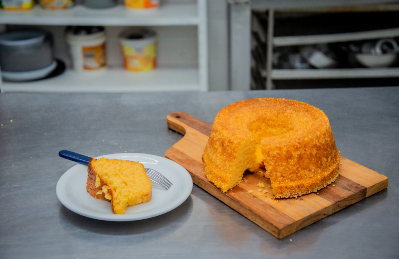 Um saudoso bolo de milho