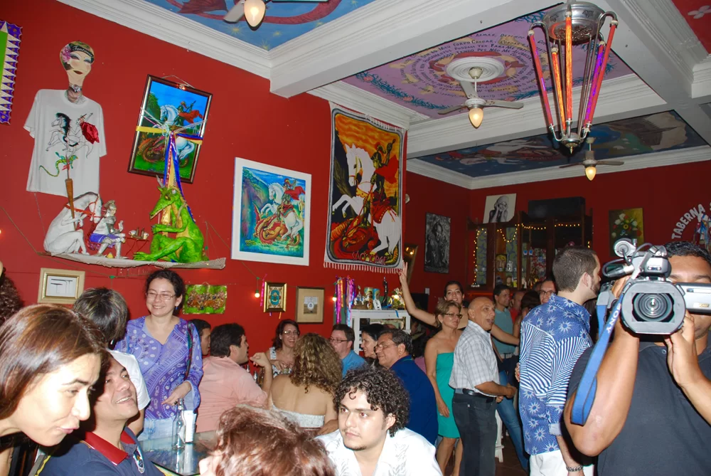A Taberna São Jorge era definida por muitos de seus frequentadores como um lugar de estilo único. (Foto: Walda Marques)