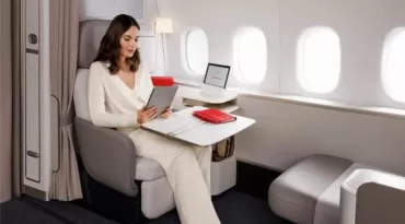 Primeira classe vira aposta de luxo das companhias aéreas