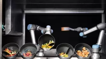 Conheça o robô cozinheiro que prepara comida em 4 minutos e lava pratos sozinho